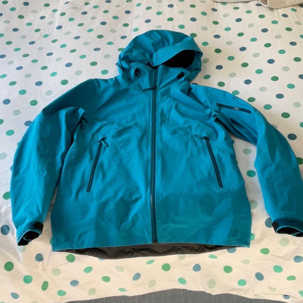 Arc’teryx Women’s Gore-Tex Shell Large Blue ski snowboard